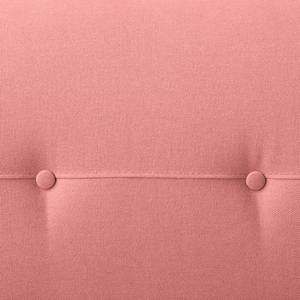 Canapé d'angle Cala I Tissu structuré Tissu Osta: Corail - Méridienne courte à gauche (vue de face) - Beige
