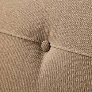 Ecksofa Cala II Strukturstoff Webstoff Osta: Cappuccino - Ottomane davorstehend rechts - Beige