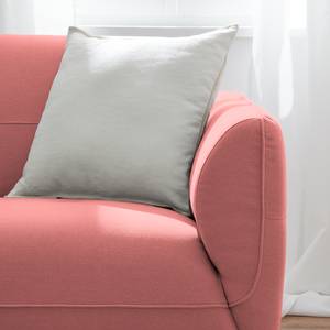 Ecksofa Cala II Strukturstoff Webstoff Osta: Koralle - Ottomane davorstehend links - Beige