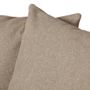 Ecksofa Caldelas Webstoff I Webstoff I - Sand - Longchair davorstehend links