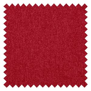 Canapé d'angle Caldelas Tissu I - Rouge - Méridienne courte à gauche (vue de face)