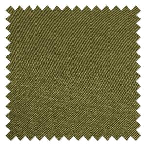 Ecksofa Campbell (mit Relaxfunktion) Flachgewebe - Khaki - Longchair davorstehend rechts