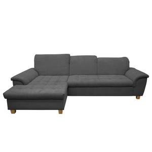 Ecksofa Charlo Antiklederlook - Longchair davorstehend links