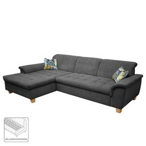 Ecksofa Charlo Antiklederlook - Longchair davorstehend links