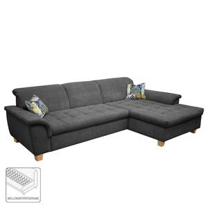 Ecksofa Charlo Antiklederlook - Longchair davorstehend rechts