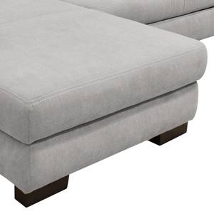 Ecksofa Chipman Webstoff Granit - Longchair davorstehend links - Keine Funktion