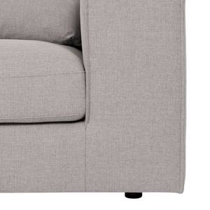 Ecksofa Columbia Webstoff Stoff Dara: Beige - Longchair davorstehend links