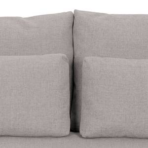 Ecksofa Columbia Webstoff Stoff Dara: Beige - Longchair davorstehend rechts