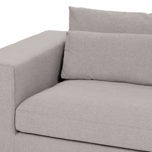 Ecksofa Columbia Webstoff Stoff Dara: Beige - Longchair davorstehend rechts