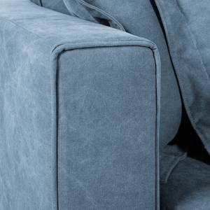 Ecksofa Coral Beach Webstoff Blau - Armlehne davorstehend links