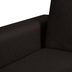 Ecksofa Crandon (mit Schlaffunktion) Webstoff - Stoff Zahira: Braun - Longchair davorstehend rechts