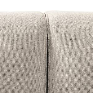 Hoekbank Crawford I Geweven stof - Geweven stof Saia: Beige - Breedte: 255 cm - Longchair vooraanzicht links