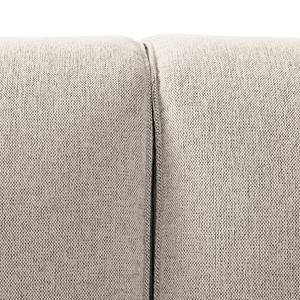 Canapé d’angle Crawford I Tissu - Tissu Saia: Beige - Largeur : 285 cm - Méridienne courte à gauche (vue de face)