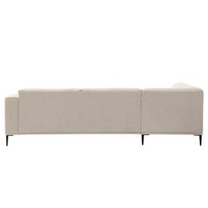 Ecksofa Crawford Iii Webstoff Webstoff Saia: Beige - Ottomane davorstehend links