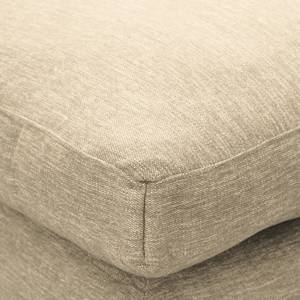 Ecksofa Mailín Webstoff Creme - Longchair davorstehend links