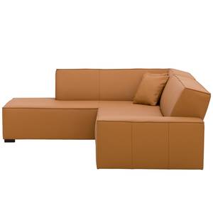 Ecksofa Dallas Echtleder Echtleder Gad: Cognac I - Longchair davorstehend links