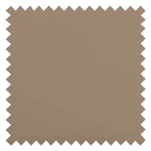 Ecksofa Dallas Echtleder Echtleder Gad: Taupe - Longchair davorstehend links