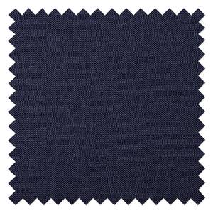 Canapé d'angle Dallas Tissu Tissu Milan : Bleu foncé - Méridienne courte à droite (vue de face)