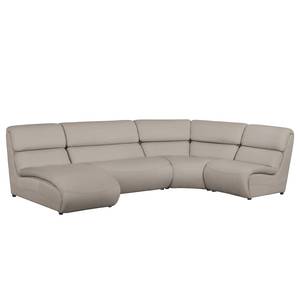 Ecksofa Davie Webstoff Cappuccino - Longchair davorstehend links