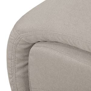 Ecksofa Davie Webstoff Cappuccino - Longchair davorstehend links