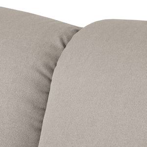 Ecksofa Davie Webstoff Cappuccino - Longchair davorstehend links