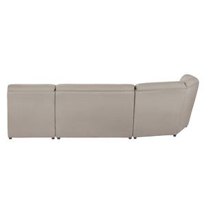 Ecksofa Davie Webstoff Cappuccino - Longchair davorstehend rechts