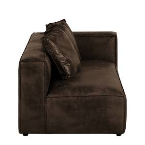 Ecksofa Debbie II Antiklederoptik Braun