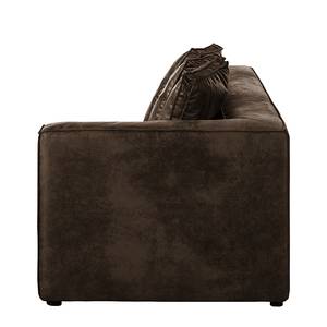 Canapé d'angle Debbie II Microfibre taupe - Marron