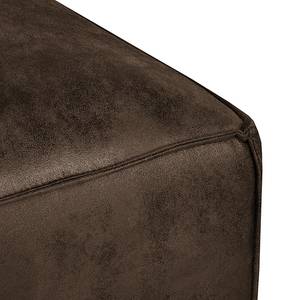 Canapé d'angle Debbie II Microfibre taupe - Marron