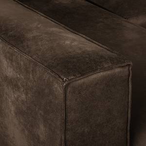 Canapé d'angle Debbie II Microfibre taupe - Marron