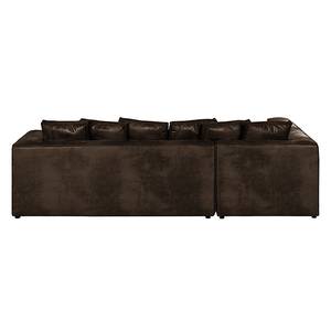 Canapé d'angle Debbie II Microfibre taupe - Marron