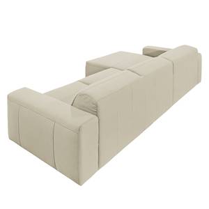 Ecksofa Deering Webstoff Sand - Longchair davorstehend links