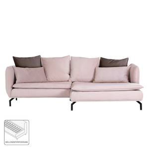 Ecksofa Duri Samt Rose`