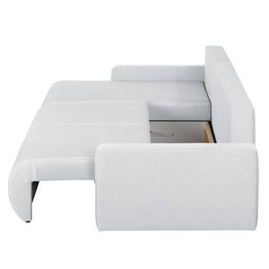 Ecksofa El Calvario (mit Schlaffunktion) Strukturstoff Longchair davorstehend links - Granit