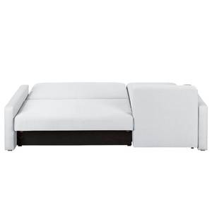 Ecksofa El Calvario (mit Schlaffunktion) Strukturstoff Longchair davorstehend links - Granit