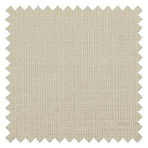 Hoekbank Eva II geweven stof - Kasjmier - Longchair vooraanzicht rechts - Beige - Eik