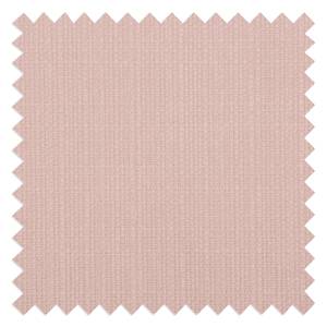 Ecksofa Eva II Webstoff Mauve - Longchair davorstehend links - Beige - Eiche