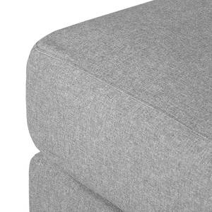 Canapé d'angle Fraser Tissu - Gris - Méridienne courte à droite (vue de face)