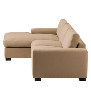 Ecksofa Glasco Webstoff Webstoff Osta: Cappuccino - Longchair davorstehend links