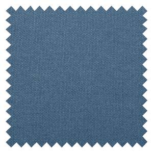 Canapé d'angle Glasco Tissu Tissu Osta: Bleu foncé - Méridienne courte à gauche (vue de face)