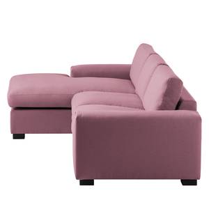 Ecksofa Glasco Webstoff Webstoff Osta: Flieder - Longchair davorstehend links