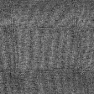 Canapé d'angle Gramat I Cuir synthétique / Tissu - Noir / Gris foncé