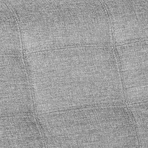 Ecksofa Gramat (mit Schlaffunktion) Kunstleder / Strukturstoff - Weiß / Dunkelgrau - Longchair davorstehend links