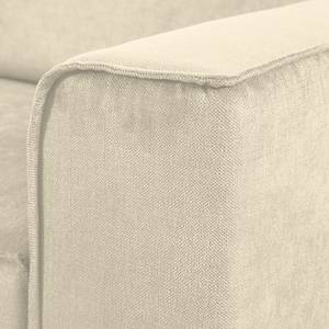 Ecksofa Grapefield Webstoff Creme - Longchair davorstehend links