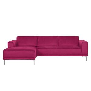 Ecksofa Grapefield Webstoff Cyclam - Longchair davorstehend links