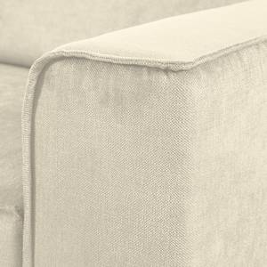 Ecksofa Grapefield Webstoff Ivory - Longchair davorstehend links