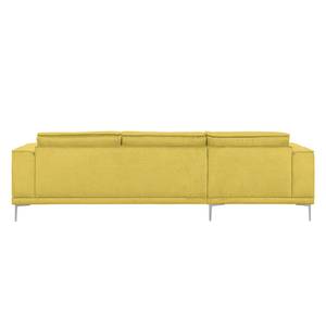 Ecksofa Grapefield Webstoff Lemon - Longchair davorstehend links