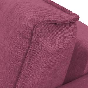 Ecksofa Grapefield Webstoff Lipstick Pink - Longchair davorstehend links