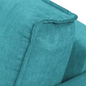 Ecksofa Grapefield Webstoff Mittelblau - Longchair davorstehend links