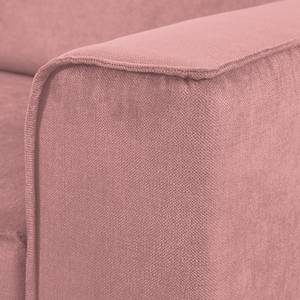 Ecksofa Grapefield Webstoff Rosé - Longchair davorstehend links